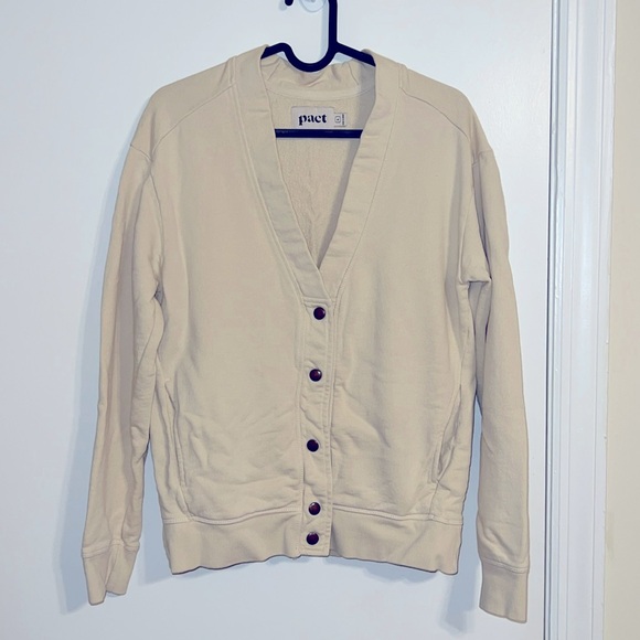 Pact Beige Cardigan in size S - Picture 1 of 7